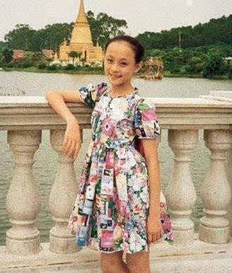 图为孙俪小时候,与孙艳还是颇为相似的.