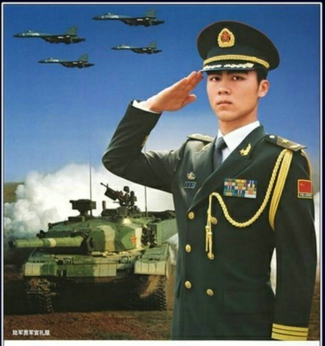 陆军男军官礼服